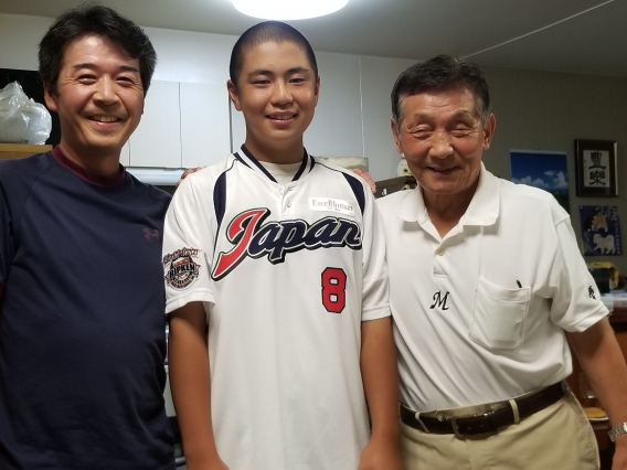 2018 カル・リプケン12歳以下世界少年野球大会に向け渡米　OB　池口奏